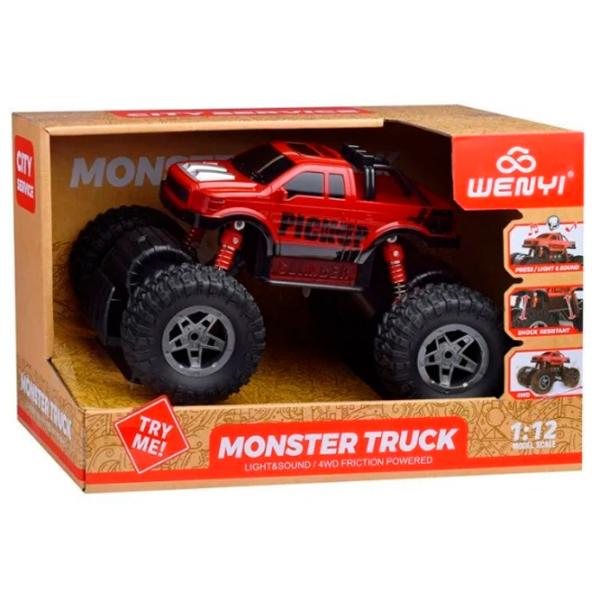 Mașină Wenyi Jeep WY661A  / / Black Red photo 3