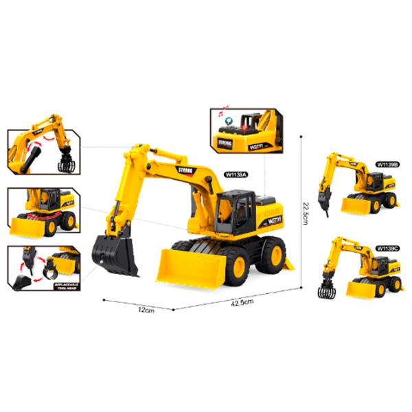 Excavator Wenyi WY1139ABC WY1117A  / / Black Yellow photo 5