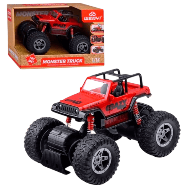 Mașină Wenyi Jeep WY662A  / / Black Red photo 1
