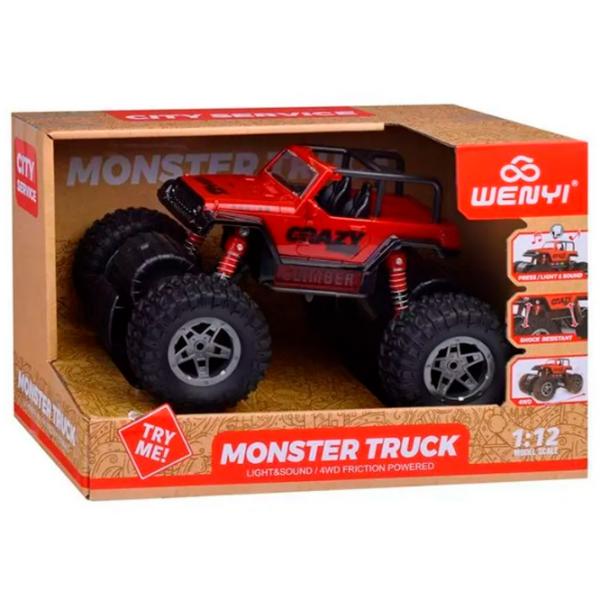 Mașină Wenyi Jeep WY662A  / / Black Red photo 3