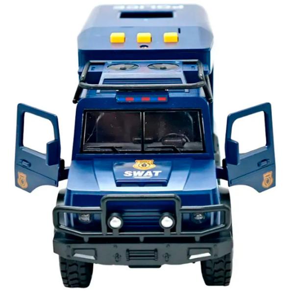 Mașină Wenyi Jeep de poliție WY980B  / / Black Blue photo 4