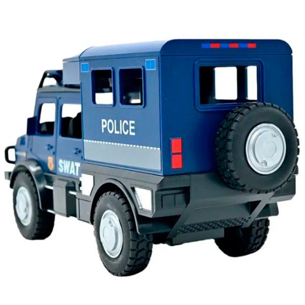 Mașină Wenyi Jeep de poliție WY980B  / / Black Blue photo 5