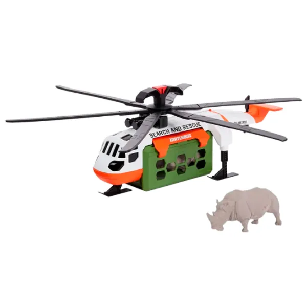 Elicopter Wenyi Salvarea animalelor WY960B  / / Black White photo 2