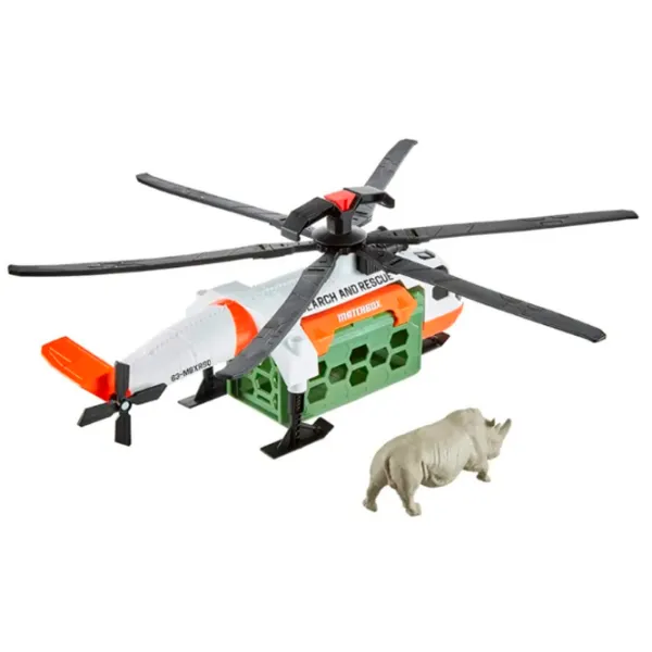 Elicopter Wenyi Salvarea animalelor WY960B  / / Black White photo 4