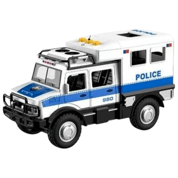 Mașină Wenyi Jeep de poliție WY980A  / / Multicolor White photo 1