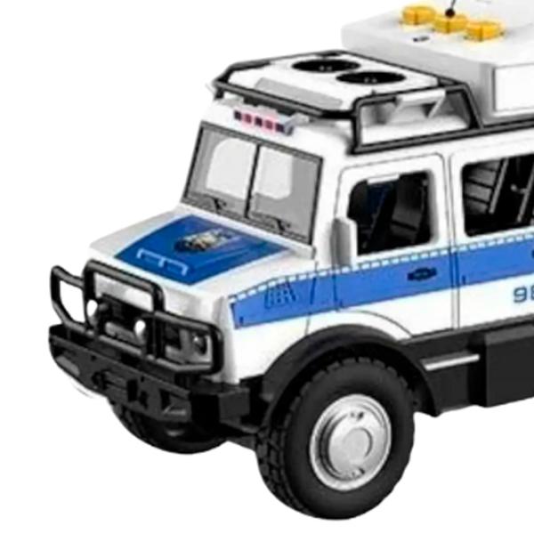 Mașină Wenyi Jeep de poliție WY980A  / / Multicolor White photo 5
