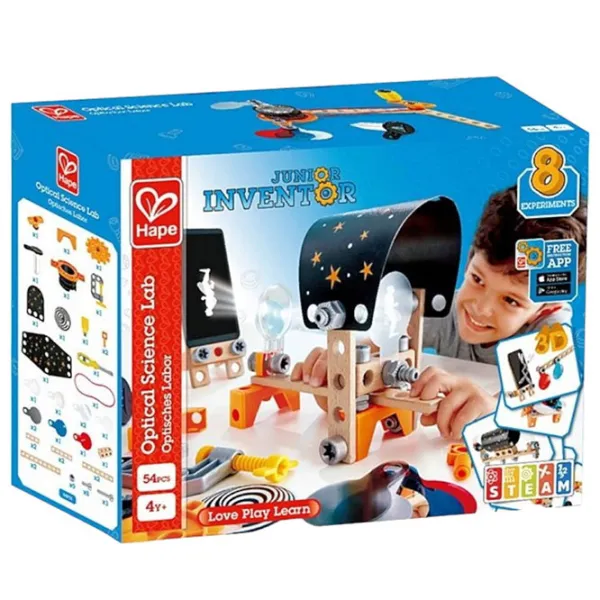 Joc de rol Hape OPTICAL SCIENCE LAB  3+ / Set instrumente photo 1