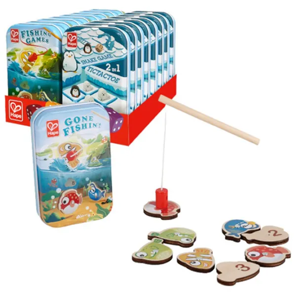 Joc de rol Hape Let's go fishing 3+ / Set joc de pescuit photo 1