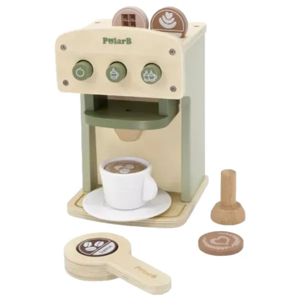 Ролевые игры VIGA Wooden play set Coffee machine with accessories  3+ / Кухня  photo 1