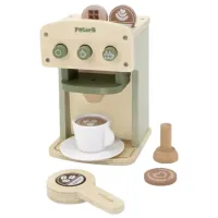Joc de rol VIGA Wooden play set Coffee machine with accessories  3+ / Bucătărie