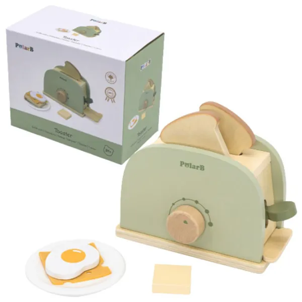 Ролевые игры VIGA Wooden playset Breakfast with toaster 3+ / Кухня  photo 1