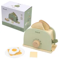 Joc de rol VIGA Wooden playset Breakfast with toaster 3+ / Bucătărie