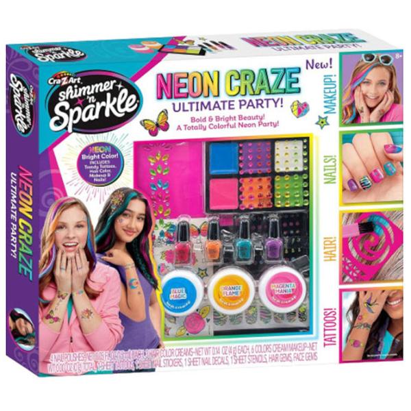 Ролевые игры Cra-Z-Art Girls Glow Craze Ultimate Party Pack 6+ / set de frumusete  photo 1