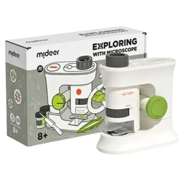 Ролевые игры Mideer Research microscope with instrument set 8+ / Набор научных экспериментов photo 1