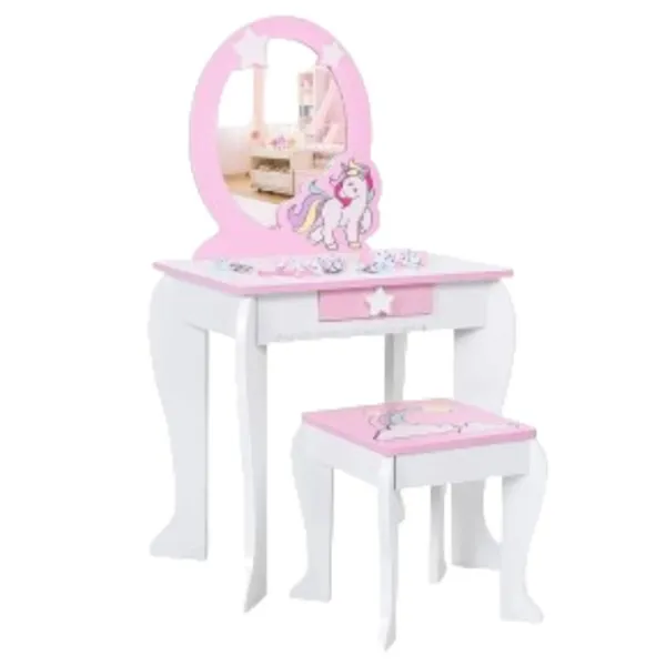 Joc de rol Costway Dressing table for children 3+ / Măsuță photo 1