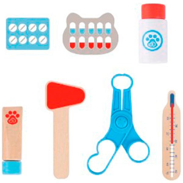 Joc de rol Tooky Toy 6972633374459 3+ / Jocuri set veterinar din lemn photo 3