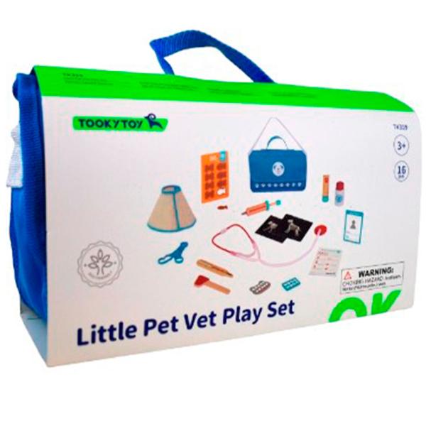 Joc de rol Tooky Toy 6972633374459 3+ / Jocuri set veterinar din lemn photo 4