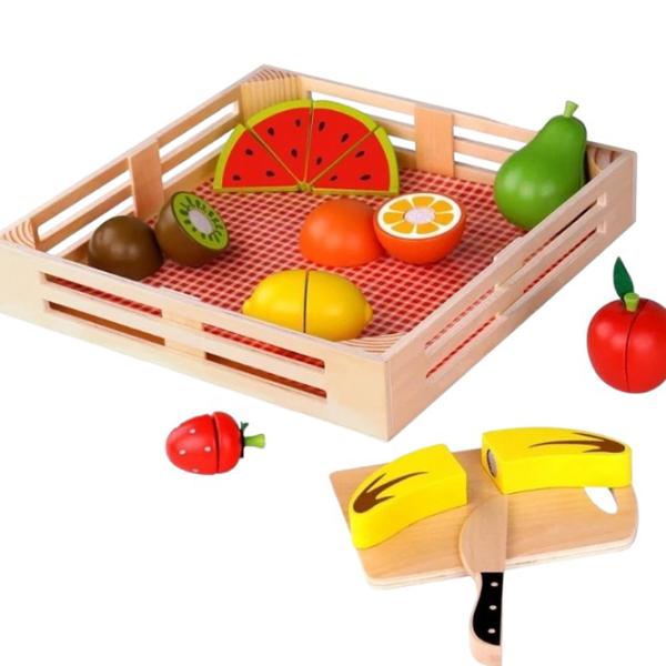 Joc de rol Tooky Toy 6970090047602 18+ luni / Set de fructe photo 2