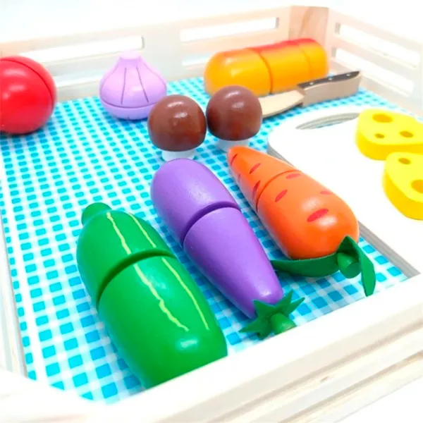 Joc de rol Tooky Toy 6970090047626 18+ luni / Set de legume photo 5