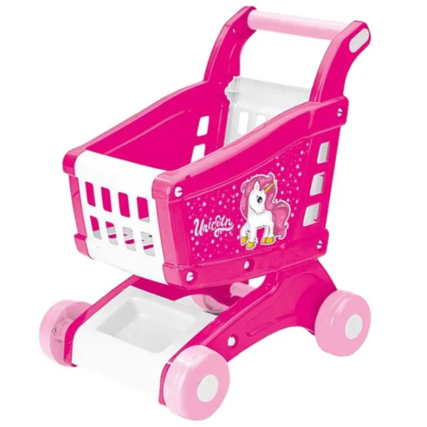 Joc de rol Dolu Toy Unicorn food trolley 3+ / Cărucior pentru cumpăraturi photo 1
