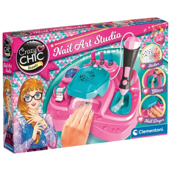 Joc de rol As Kids Nail Studio Crazy Chic 6+ / set de frumusete  photo 1