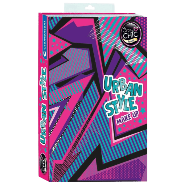 Joc de rol Clementoni Crazy Chic Urban Style Make Up 8+ / set de frumusete  photo 1