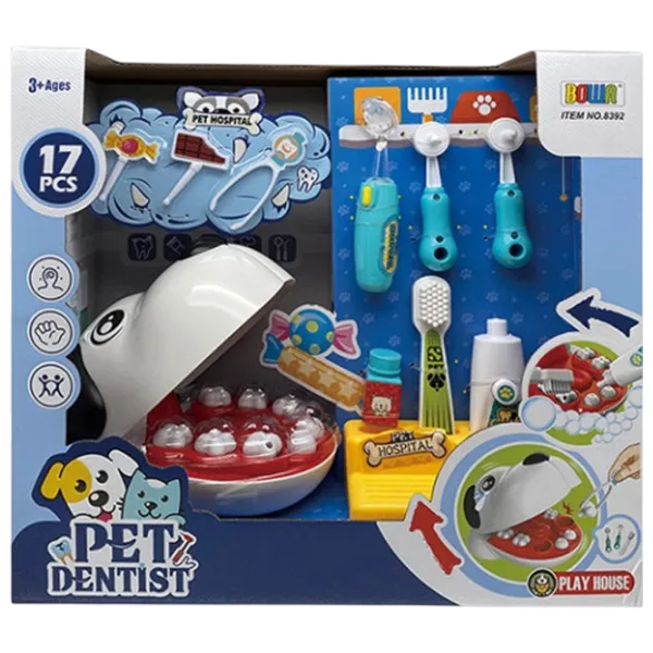 Joc de rol Optmarket 200693618 3+ / Set dentist photo 1