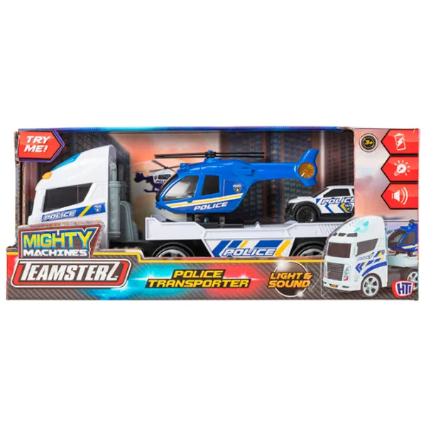 Комплект машин HTI Teamsterz 1417350  / / Синий Белый photo 3