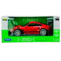 Машинка Welly PORSCHE 911 GT3 RS 24122 / / Черный Красный photo 5