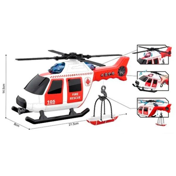 Elicopter Wenyi Serviciul Pompieri și Salvare WY105B  / / Red White photo 5