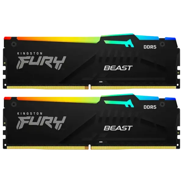 Memorie RAM Kingston FURY Beast RGB KF560C36BBE2AK2-32 DIMM / DDR5 / 32 GB photo 1