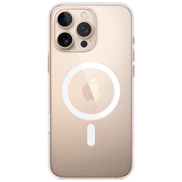 Чехол для смартфона Apple iPhone 16 Pro Max Apple / MagSafe Back / ПП / White Прозрачный photo 1