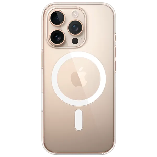 Чехол для смартфона Apple iPhone 16 Pro Apple / MagSafe Back / ПП / White Прозрачный photo 1