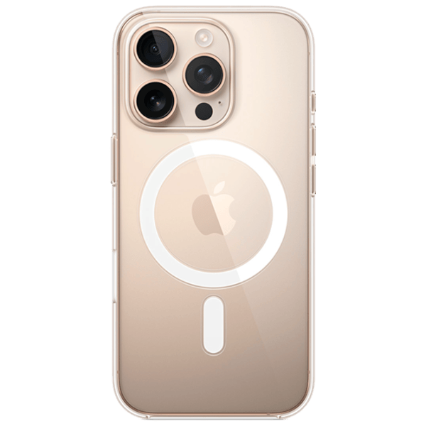 Чехол для смартфона Apple iPhone 16 Pro Apple / MagSafe Back / ПП / White Прозрачный photo 1
