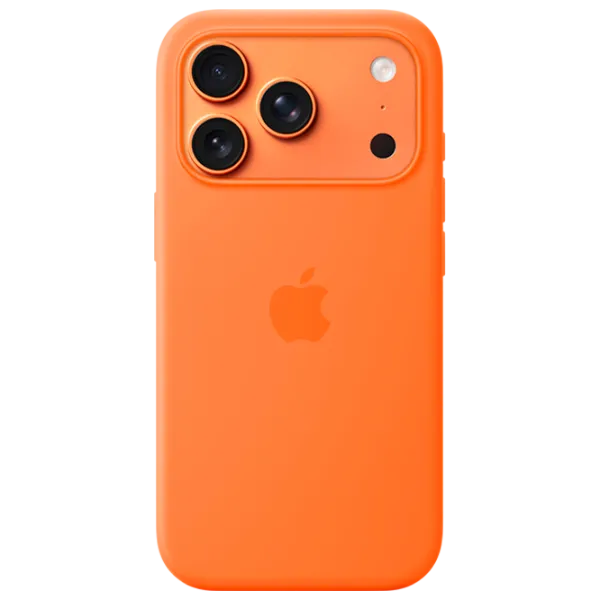 Чехол для смартфона Apple iPhone 17 Pro Apple / Back / Силикон / Оранжевый photo 1