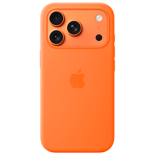 Чехол для смартфона Apple iPhone 17 Pro Apple / Back / Силикон / Оранжевый photo 1