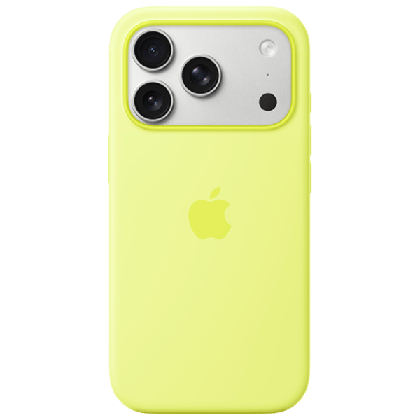 Чехол для смартфона Apple iPhone 17 Pro Apple / Back / Силикон / Неоново-желтый photo 1