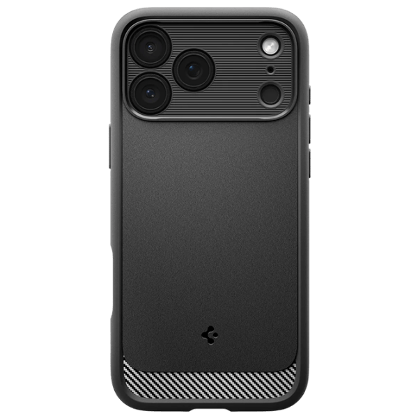 Husă pentru smartphone Apple iPhone 17 Pro Max Spigen / MagSafe Back / TPU / Black Black Matt photo 1