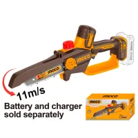 Fierăstrău cu lanţ INGCO CGSLI2066 Cu acumulator/ Yellow photo 5
