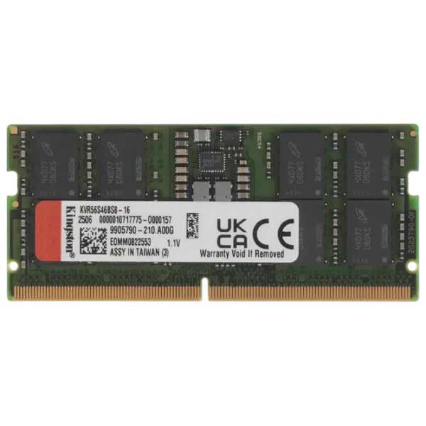 Memorie RAM Kingston ValueRam KVR56S46BS8-16 SO-DIMM / DDR5 / 16 GB photo 1
