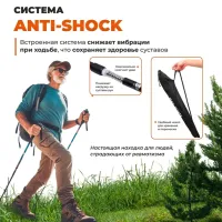 Bețe de trekking Team Jaunty 6-3JNS Aluminiu / 1350 mm photo 3