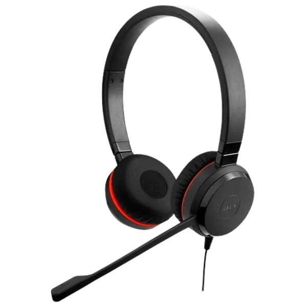 Наушники Jabra EVOLVE 20 SE Красный Черный Проводная/ Персональный photo 1