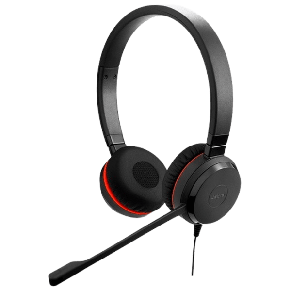 Наушники Jabra EVOLVE 20 SE Красный Черный Проводная/ Персональный photo 1