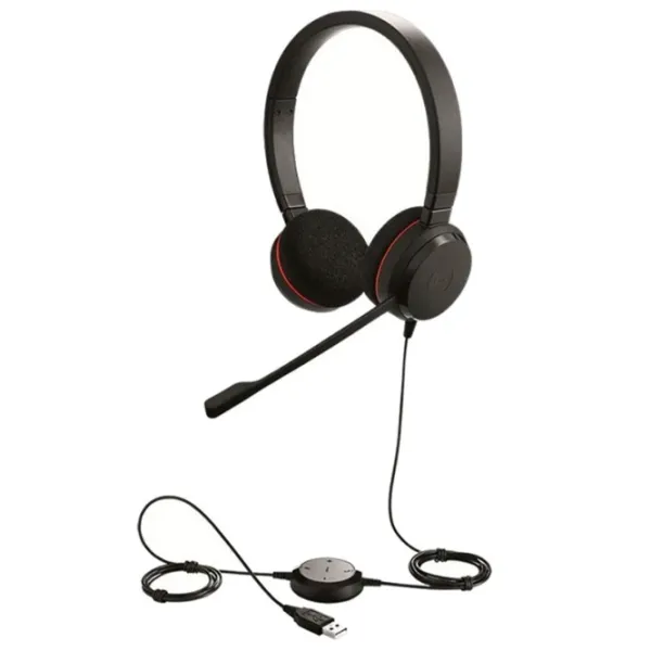 Наушники Jabra EVOLVE 20 SE Красный Черный Проводная/ Персональный photo 2
