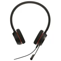Căști Jabra EVOLVE 20 SE Red Black Cu fir/ Personal photo 3