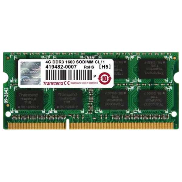 Memorie RAM Transcend 419482-0007  SO-DIMM / DDR3 / 4 GB photo 1