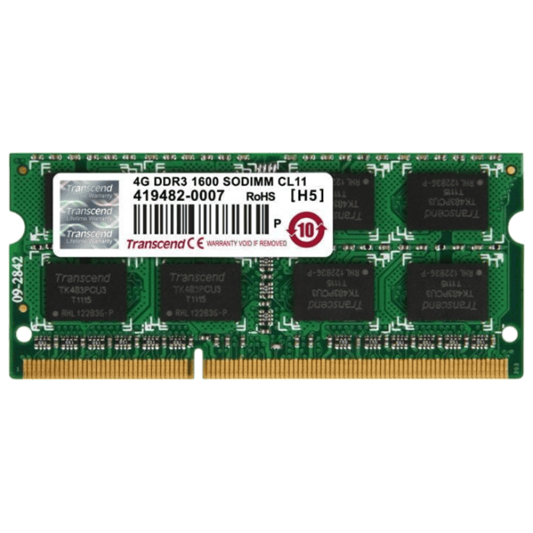 Memorie RAM Transcend 419482-0007  SO-DIMM / DDR3 / 4 GB photo 1