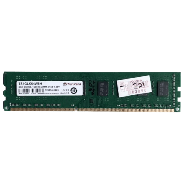 Memorie RAM Transcend TS1GLK64W6H  DIMM / DDR3 / 8 GB photo 1
