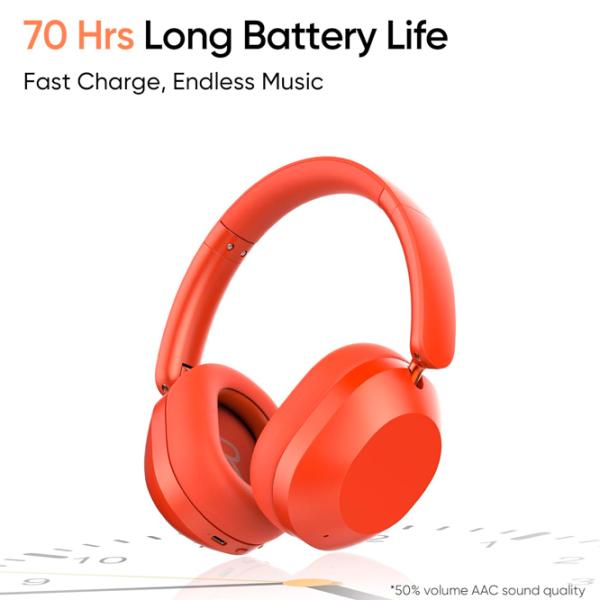 Наушники Realme Techlife Studio H1 Красный Беспроводные/ Персональный photo 7