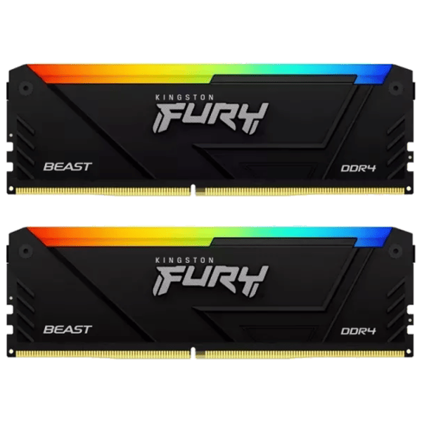 Оперативная память Kingston FURY Beast RGB KF436C18BB2AK2/32 DIMM / DDR4 / 32 ГБ photo 1